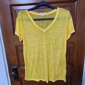 Ultra Flirt yellow t-shirt, size L